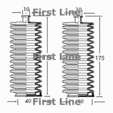 FSG3025 FIRST LINE Пыльник, рулевое управление