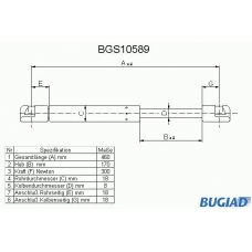 BGS10589 BUGIAD Газовая пружина, капот