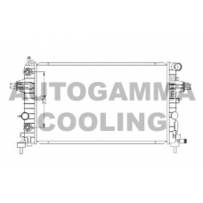 103627 AUTOGAMMA Радиатор, охлаждение двигателя