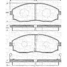 363702161136 MAGNETI MARELLI Комплект тормозных колодок, дисковый тормоз