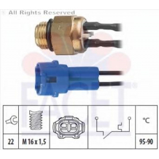 7.5096 FACET Термовыключатель, вентилятор радиатора