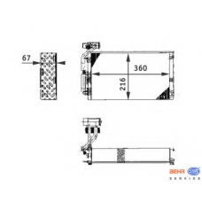 8FV 351 211-671 HELLA Испаритель, кондиционер