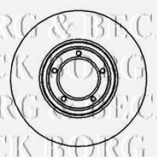 BBD4623 BORG & BECK Тормозной диск