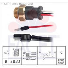 7.5601 FACET Термовыключатель, вентилятор радиатора