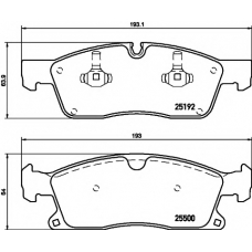 8DB 355 019-701 HELLA PAGID Комплект тормозных колодок, дисковый тормоз