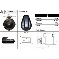 911590 EDR Стартер