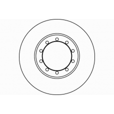 54520PRO PAGID Тормозной диск