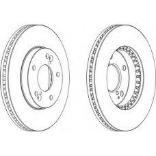 DDF1786 FERODO Тормозной диск