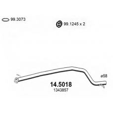 14.5018 ASSO Труба выхлопного газа