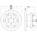 MDC994 MINTEX Тормозной диск