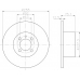 MDC164 MINTEX Тормозной диск