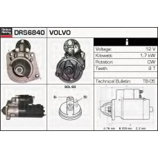 DRS6840 DELCO REMY Стартер