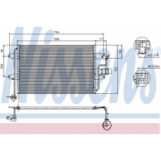 94838 NISSENS Конденсатор, кондиционер