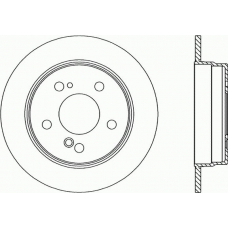 BDR1292.10 OPEN PARTS Тормозной диск