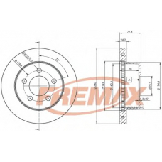 BD-5396 FREMAX Тормозной диск