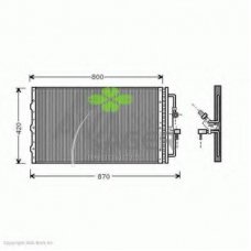 94-6277 KAGER Конденсатор, кондиционер