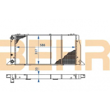 2110274 BEHR Radiator