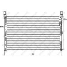 10-45350-SX STELLOX Конденсатор, кондиционер