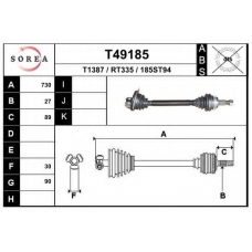 T49185 EAI Приводной вал