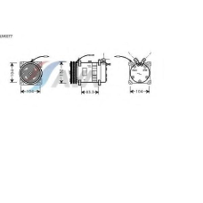 UVK077 AVA Компрессор, кондиционер