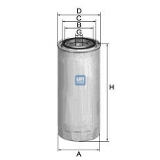 24.304.00 UFI Топливный фильтр