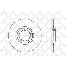 6020-2523-SX STELLOX Тормозной диск