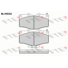BL1692A2 FTE Комплект тормозных колодок, дисковый тормоз