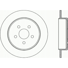 BDR1971.10 OPEN PARTS Тормозной диск