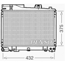 DRM05034 DENSO Радиатор, охлаждение двигателя