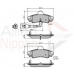 ADB11235 COMLINE Комплект тормозных колодок, дисковый тормоз