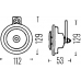 3BA 002 768-101 HELLA Звуковой сигнал