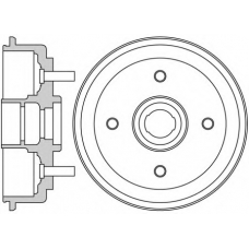 VBE622 MOTAQUIP Тормозной барабан