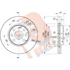 78RBD29000 R BRAKE Тормозной диск