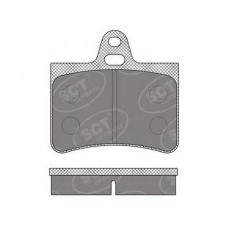 SP 635 PR SCT Комплект тормозных колодок, дисковый тормоз