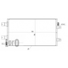 042-016-0042 LORO Конденсатор, кондиционер
