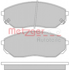1170297 METZGER Комплект тормозных колодок, дисковый тормоз