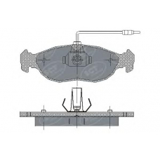 SP 214 SCT Комплект тормозных колодок, дисковый тормоз