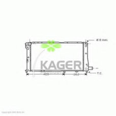 31-2101 KAGER Радиатор, охлаждение двигателя