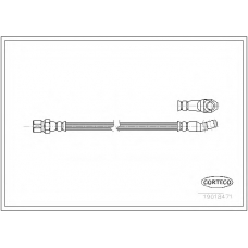 19018471 CORTECO Тормозной шланг
