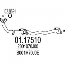 01.17510 MTS Труба выхлопного газа