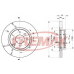 BD-5081 FREMAX Тормозной диск