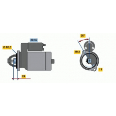 0 001 108 147 BOSCH Стартер