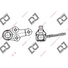 DB1270 DJ PARTS Несущий / направляющий шарнир