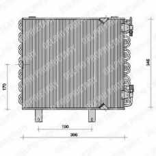 TSP0225019 DELPHI Конденсатор, кондиционер