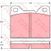GDB1065 TRW Комплект тормозных колодок, дисковый тормоз