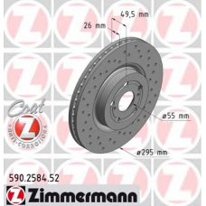 590.2584.52 ZIMMERMANN Тормозной диск