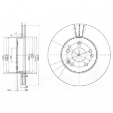 BG2345 DELPHI Тормозной диск