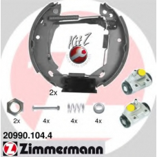 20990.104.4 ZIMMERMANN Комплект тормозных колодок