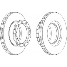 FCR168A FERODO Тормозной диск