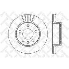 6020-3611V-SX STELLOX Тормозной диск